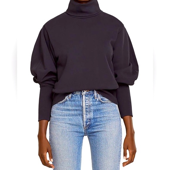 Agolde Black Turtleneck Sweater - Picture 1 of 12